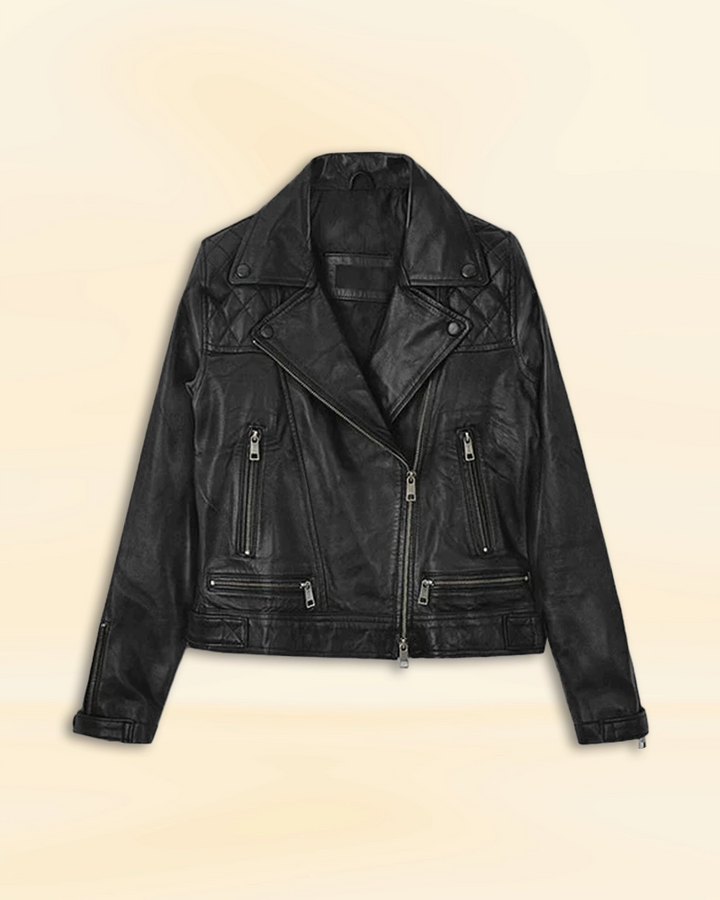 Red Sparrow Leather Jacket in American style