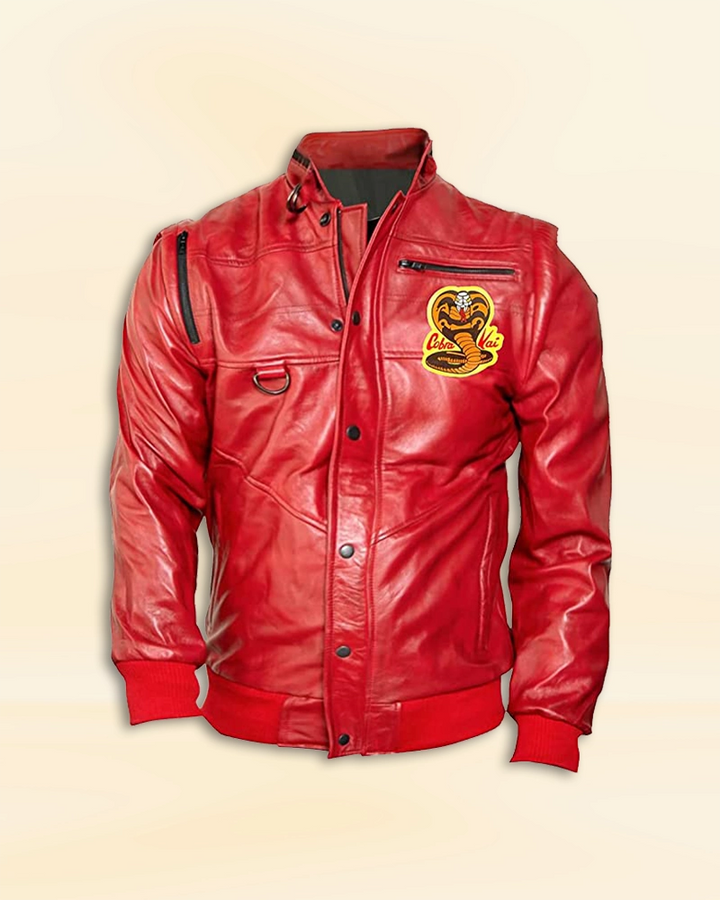 Cobra Kai Leather Jacket in American style