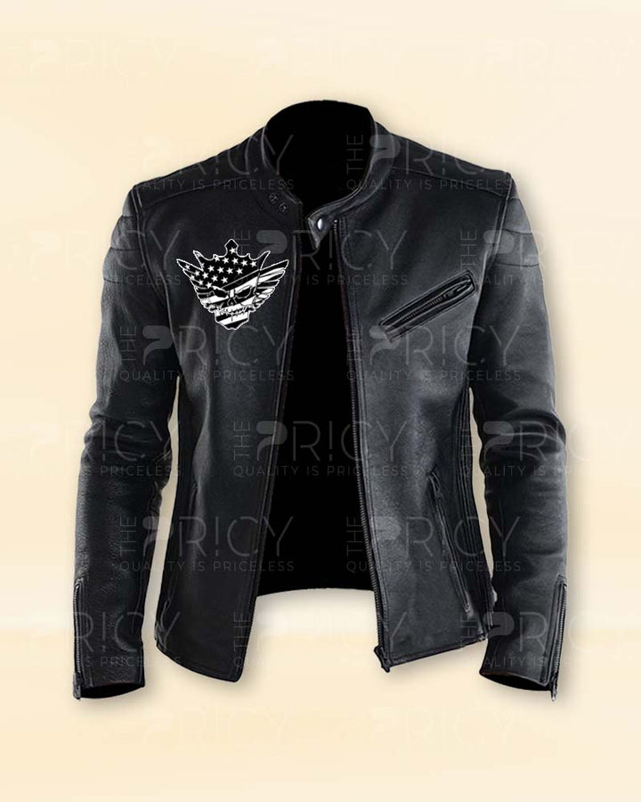 Cody Rhodes donning a chic leather jacket in USA