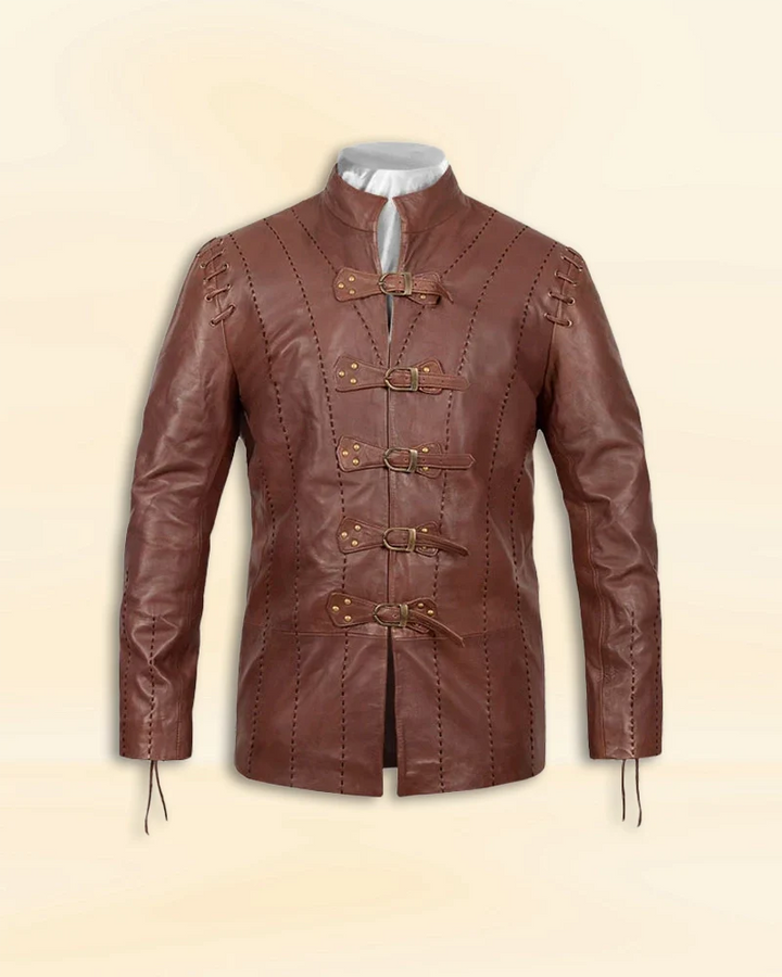 Jaime Lannister's Game of Thrones style leather jacket is the epitome of medieval fashion in USA market