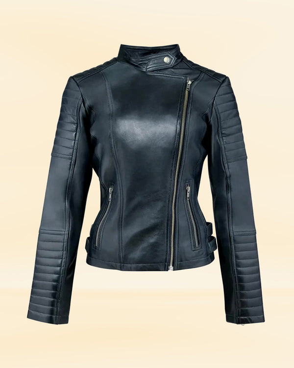Buy Stylish and Versatile Women's Black Leather Jacket
