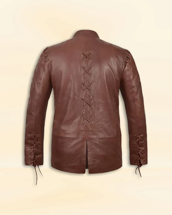 Emulate Jaime Lannister's rugged and fashionable style with the Game of Thrones style leather jacket in American market