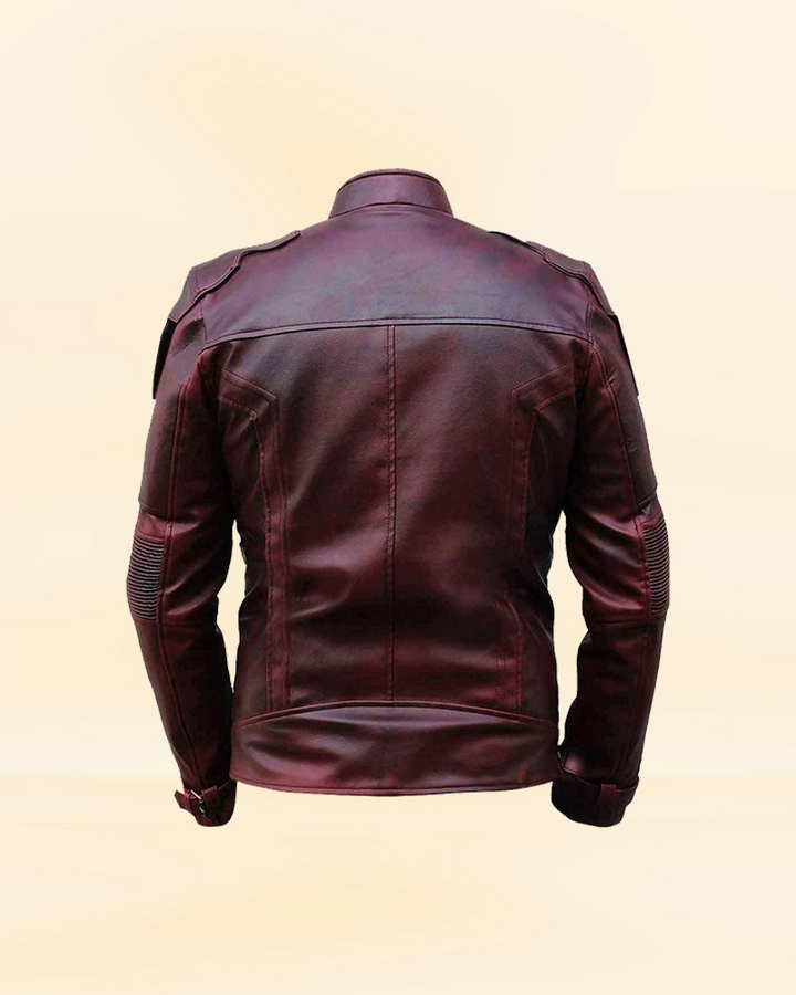 Star Wars Leather Jacket Worn By Chris Pratt - Embrace the galactic style with this iconic Star Wars leather jacket, as seen on actor Chris Pratt, for a truly out-of-this-world look. in American style