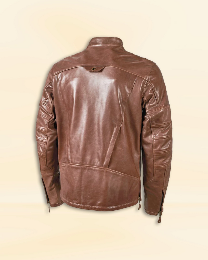 Get the celebrity look with this iconic men's style leather jacket worn by Ronin in US style