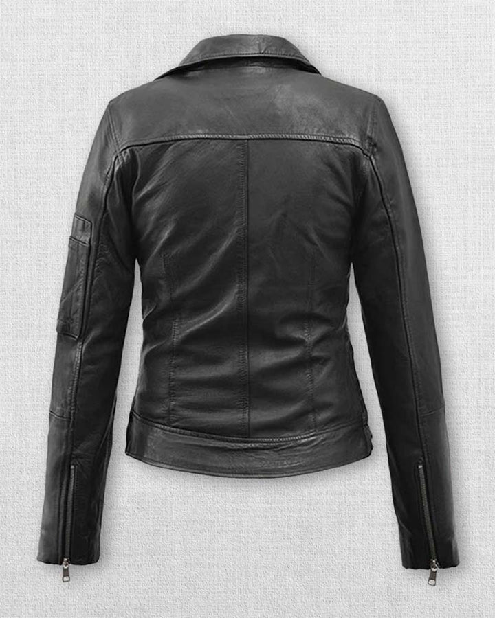 Karen Gillan Celebrity Style Leather Jacket
