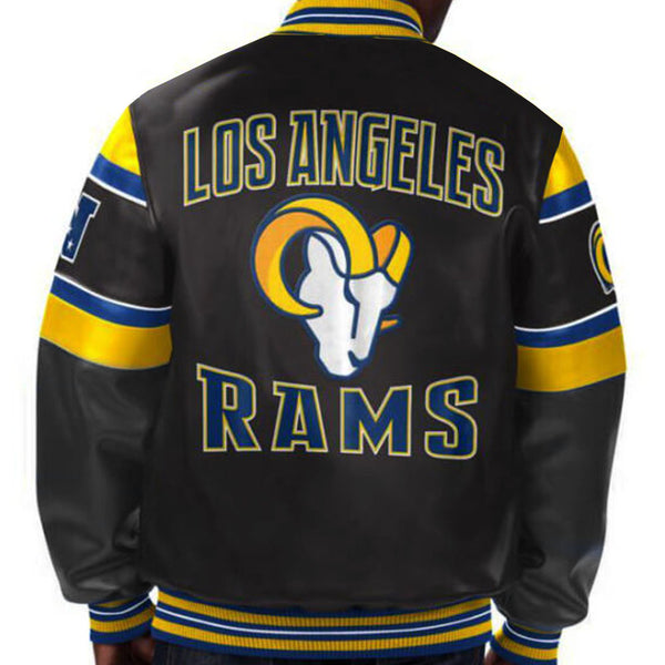 NFL Los Angeles Rams Multicolor Leather Jacket by TP