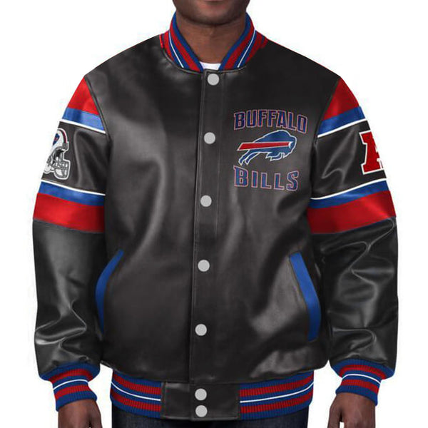 NFL Buffalo Bills Multi Leather Jacket by TP