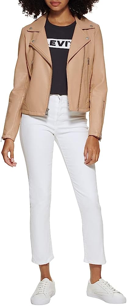 Buy Women's Real Leather Asymmetrical Moto Jacket