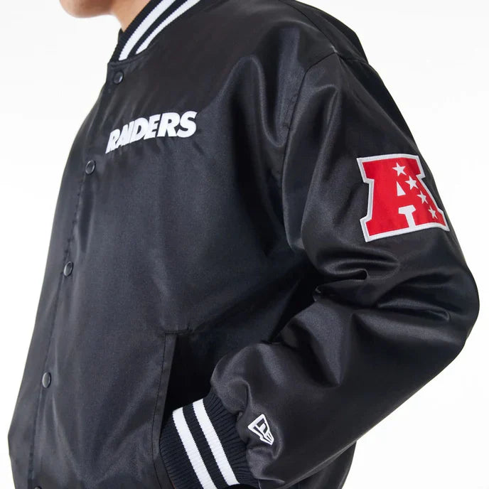 Show Your Team Spirit with Las Vegas Raiders Bomber Jacket in American style