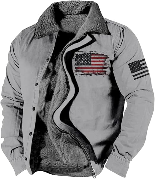 American Flag Western Jackets for Men in American Style
