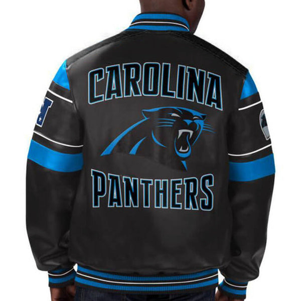 NFL Carolina Panther Leather Jacket For Men and Women