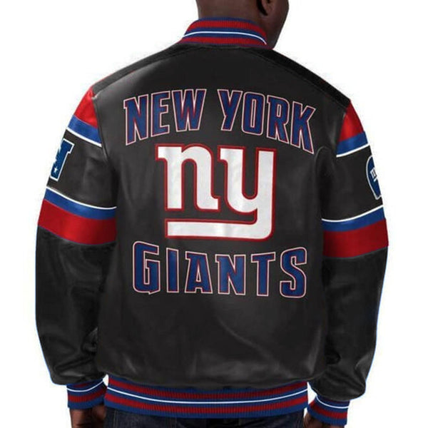 NFL New York Giants Leather Jacket | NFL Leather Jacket For Men and Women