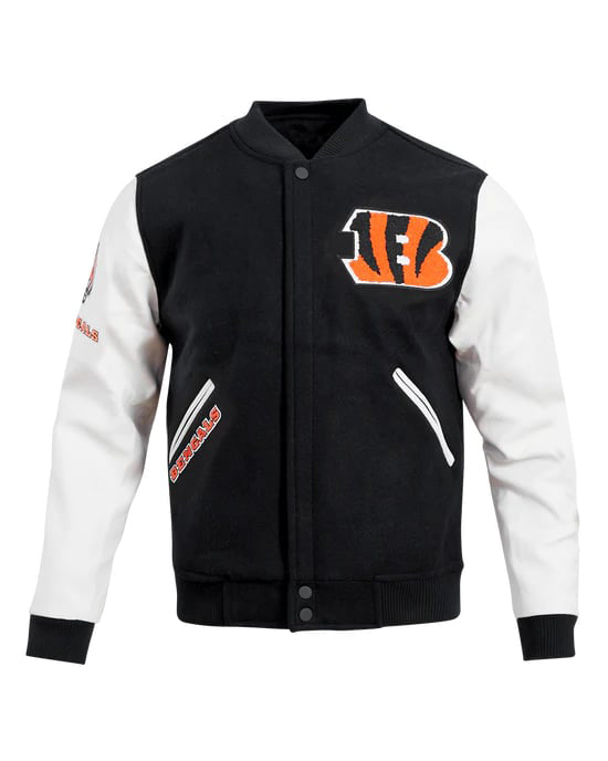 Cincinnati Bengals classic men's varsity jacket in wool
