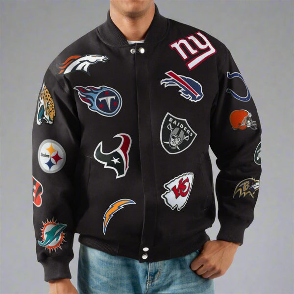 Carl Banks Nfl Collage Jacket