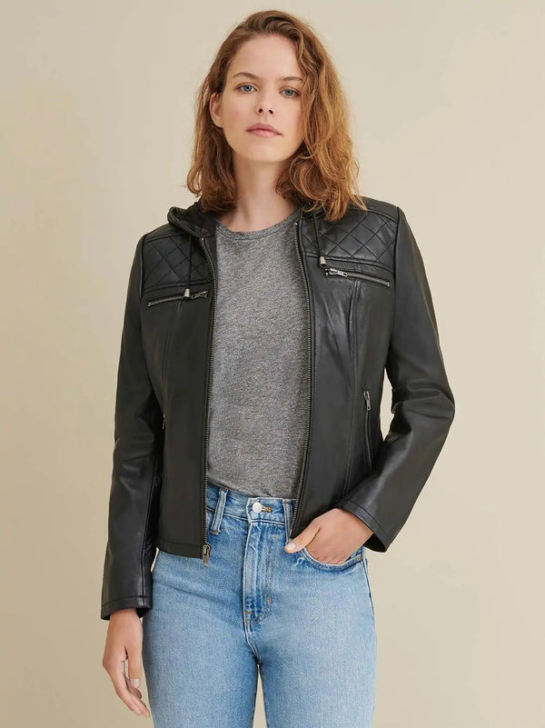 Fleece-Lined Hooded Jacket for Women
