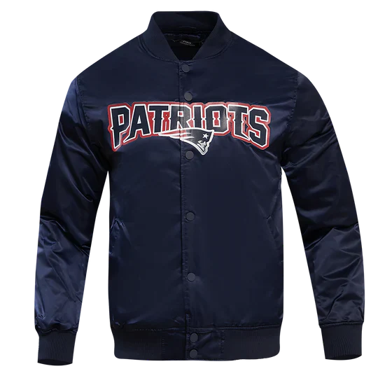 Buy NFL NEW ENGLAND PATRIOTS BIG LOGO MEN'S SATIN JACKET