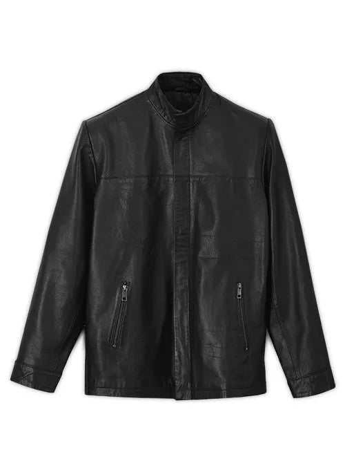 Jackie Chan stylish leather jacket from The Spy Next Door in USA