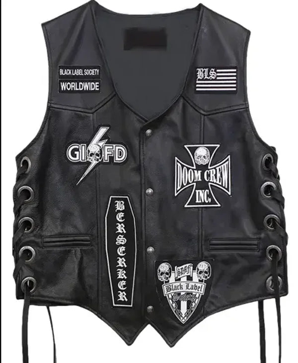 Shop Juice Wrld Rapper Denim Patch Black Vest