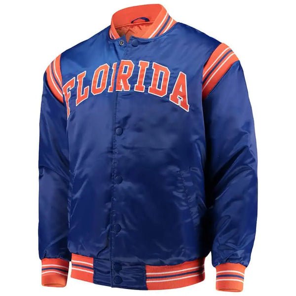 NCAA Florida Gators The Enforcer Full-Button Satin Jacket  in usa