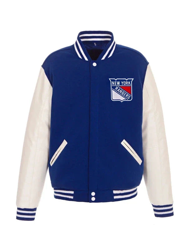 NHL New York Rangers Wool Jacket Men and Women