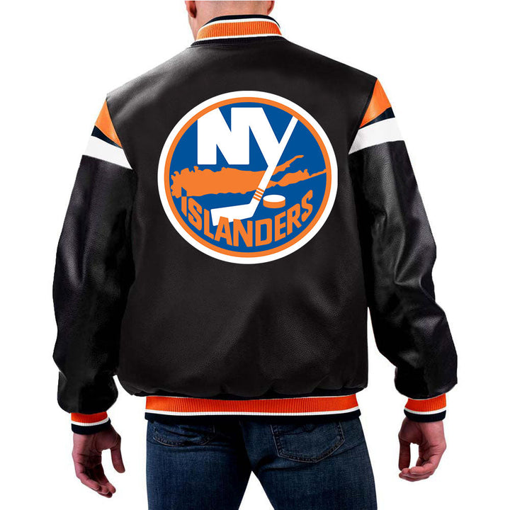 NHL New York Islanders Leather Jacket by The Pricy in USA