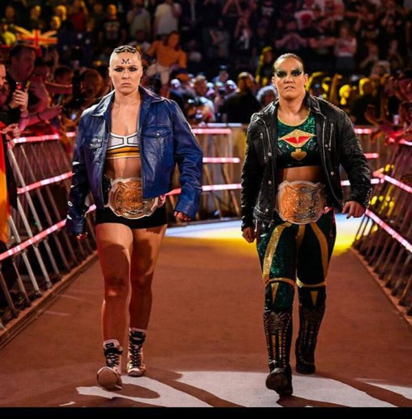 Leather Jacket WWE Money in The Bank 2023 worn by Ronda Rousey