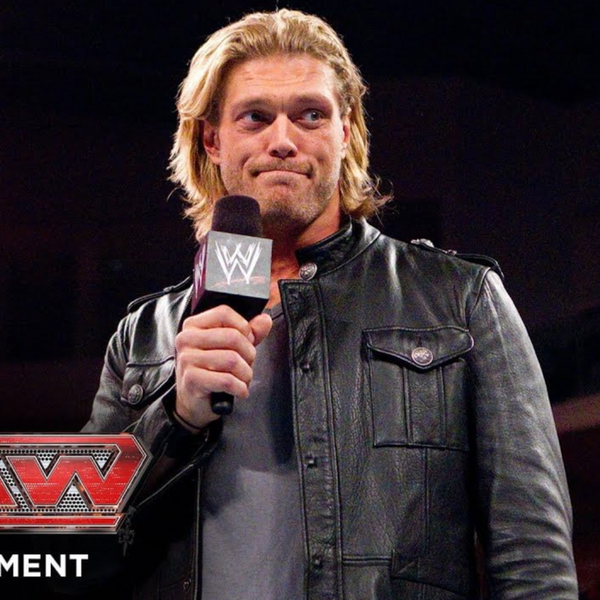 Edge Announce his retirement black leather jacket worn by Edge