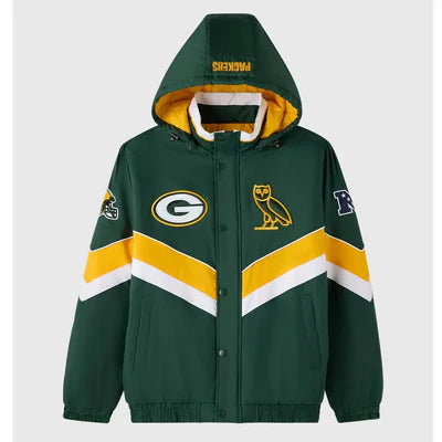 NFL Green Bay Packers Satin Jacket For Men and Women