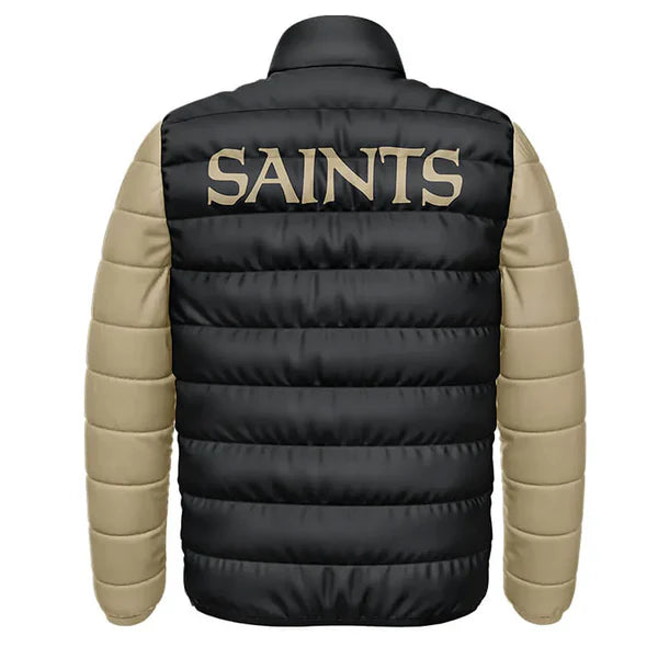 Nfl New Orleans Saints Varsity Puffer Jacket