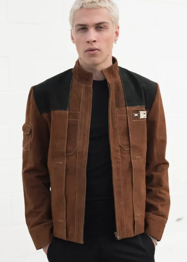 Men's Han Solo jacket with vintage look from Solo movie in USA