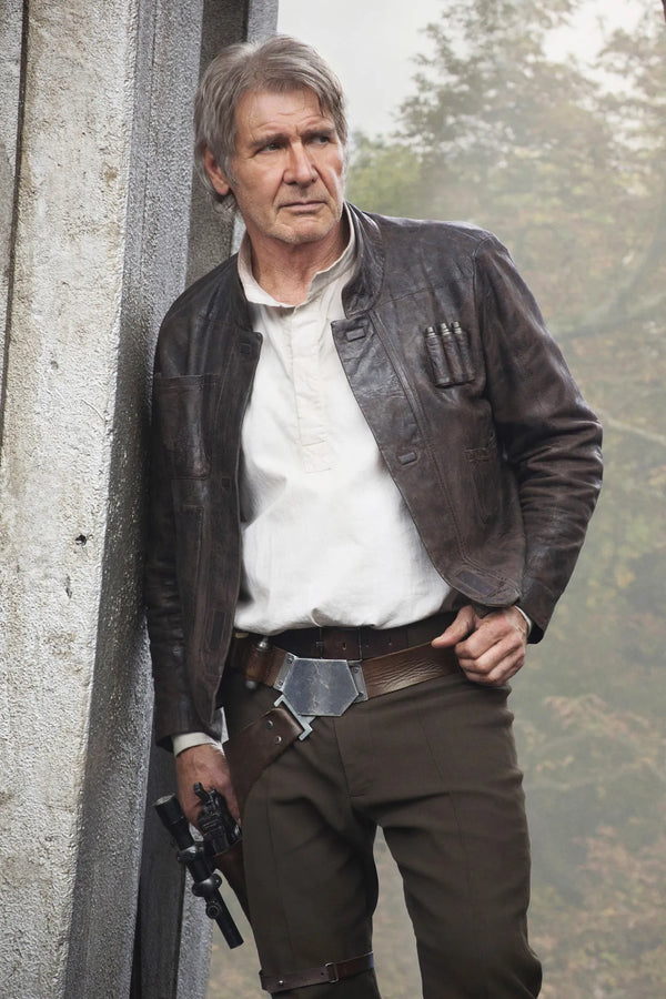 Han Solo leather jacket from Star Wars The Force Awakens in USA