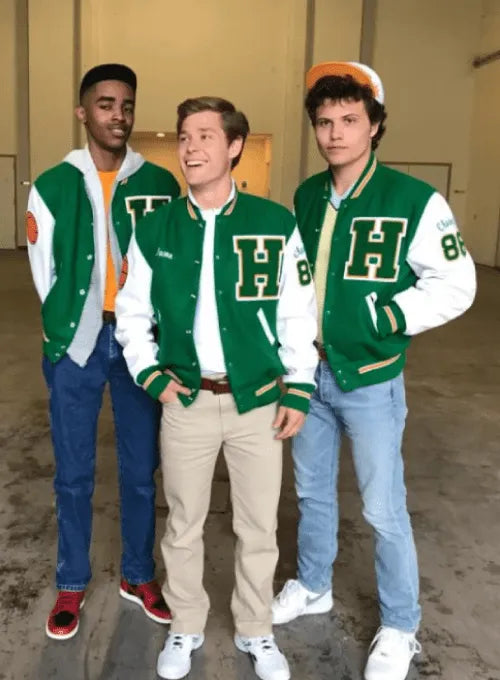 Hawkins green varsity jacket from Stranger Things S04 in USA