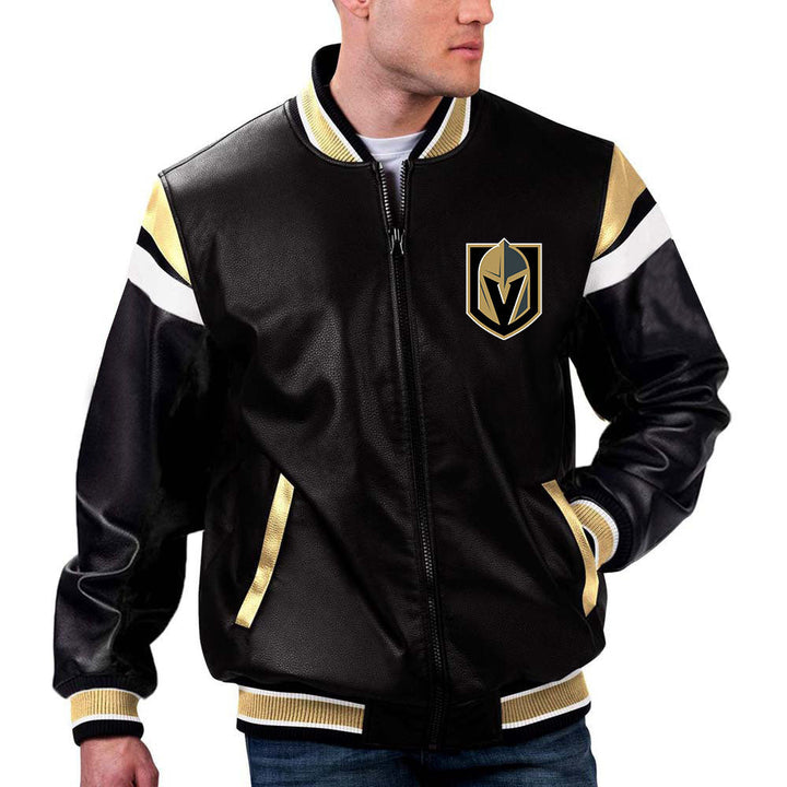 The Pricy NHL Vegas Golden Knights Leather Jacket in American style