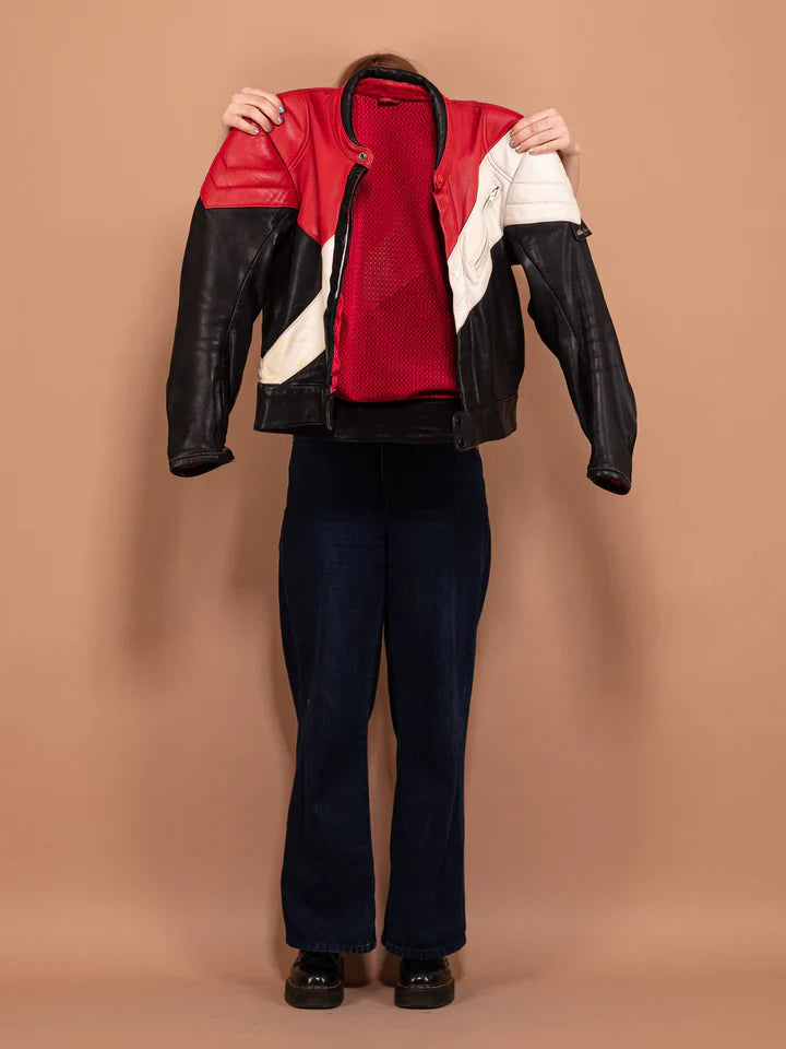 Vintage Women's Leather Jacket by TJS in USA