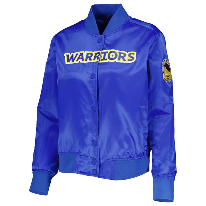 Women's Golden State Warriors Royal Classics Satin Jacket in United State Market