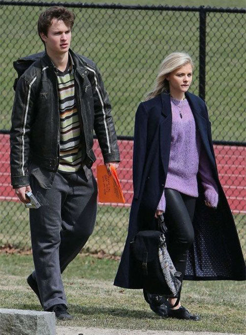 Ansel Elgort November Criminals Black Leather Jacket