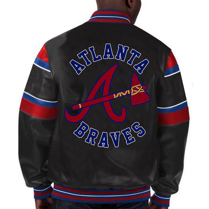 MLB Atlanta Braves leather jacket for team supporters in USA