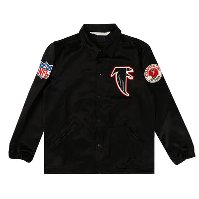 Atlanta Falcons Midweight Black Satin Jacket