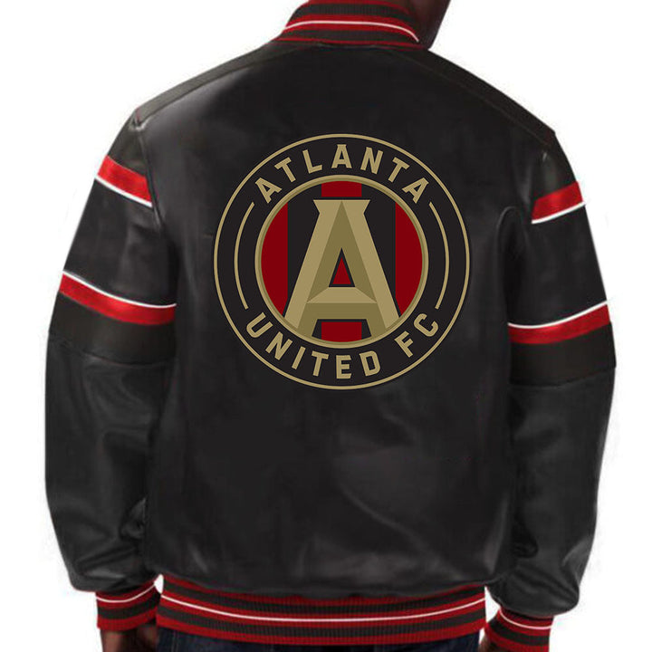 Premium MLS Atlanta United FC leather jacket with team logo in United State Market