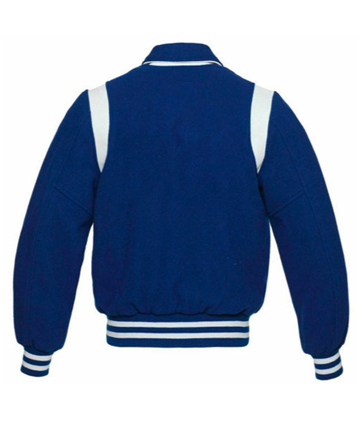 Byron Collar Varsity Letterman Jacket with logo in UK