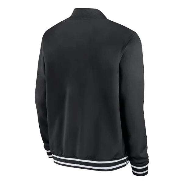 Miami Marlins twill applique logo bomber jacket

