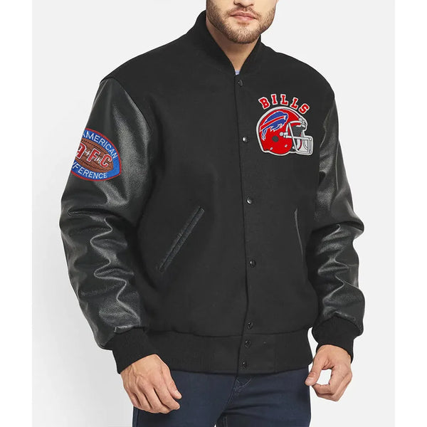 NFL Buffalo Bills Satin Jacket Men and Women