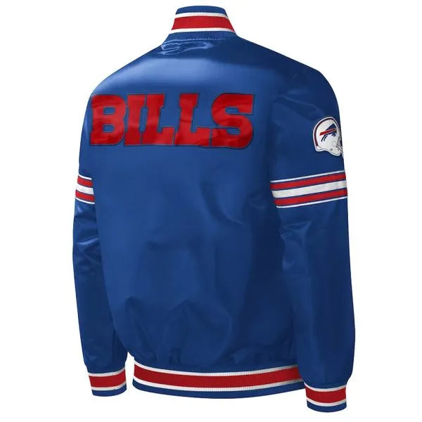 Buffalo Bills Midfield Royal Satin Jacket in American Market