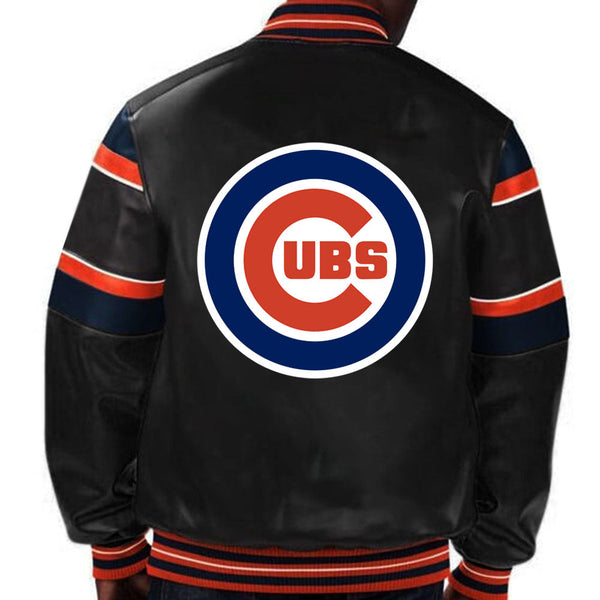 MLB Chicago Cubs Leather Jacket For Men and Women