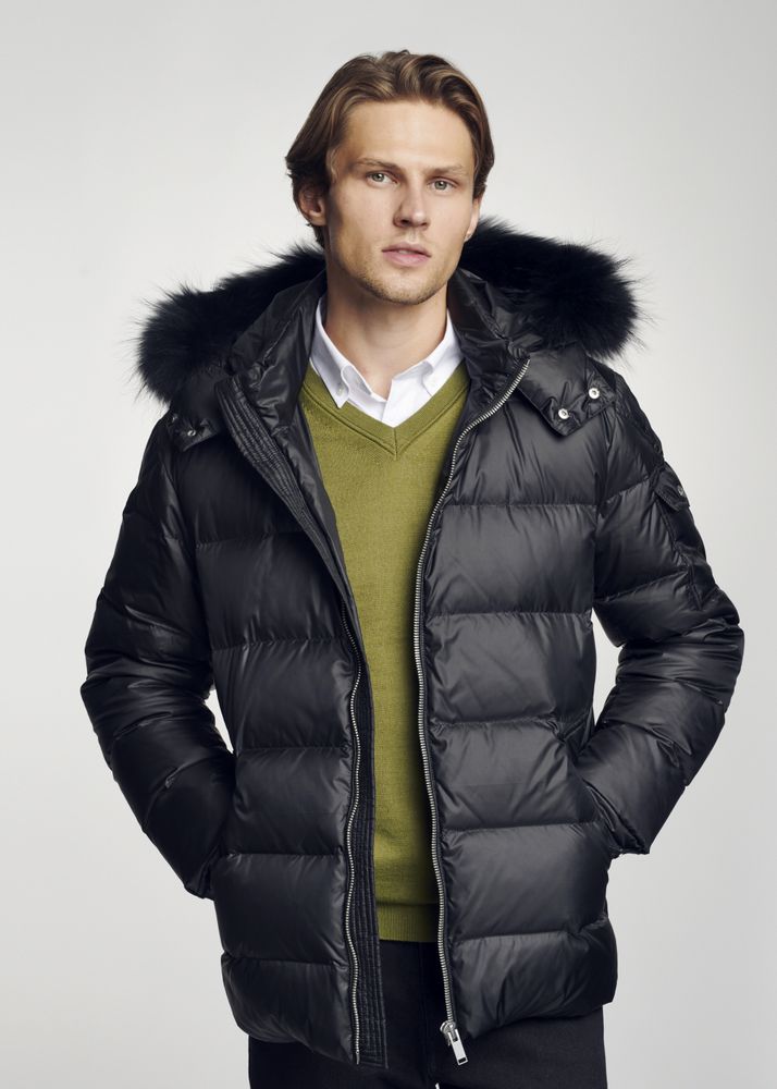 Black Luxurious look Men's Winter in usa