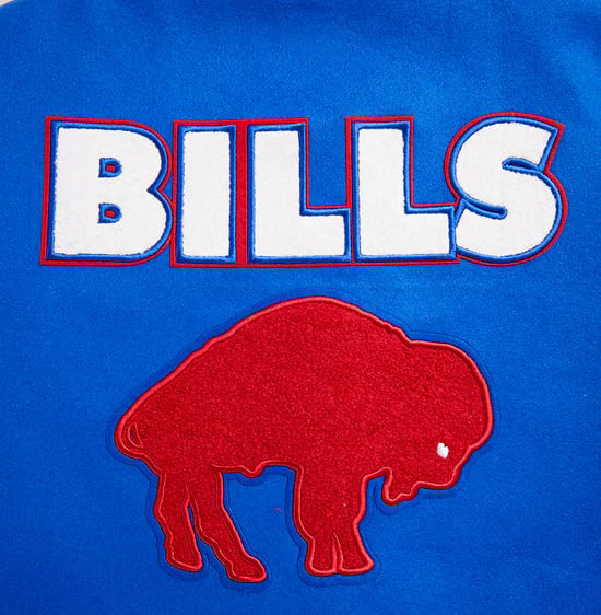 Chic Buffalo Bills rib wool jacket for female fans
