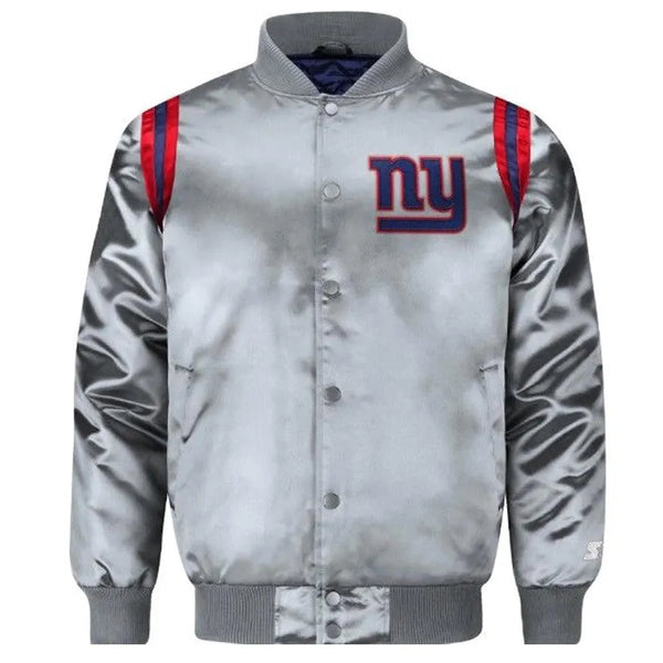 NFL New York Giants Satin Jacket Men and Women