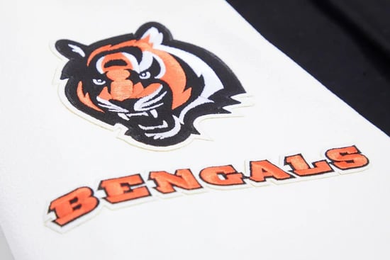 Cincinnati Bengals men's jacket with iconic team colors
