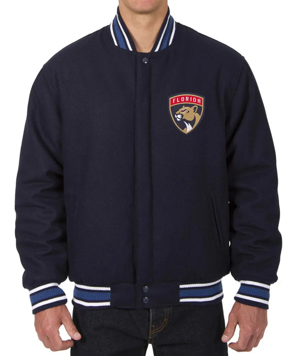 NHL Florida Panthers Wool Jacket Men and Women