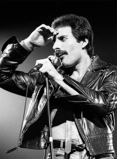 Freddie Mercury Black Leather Jacket
